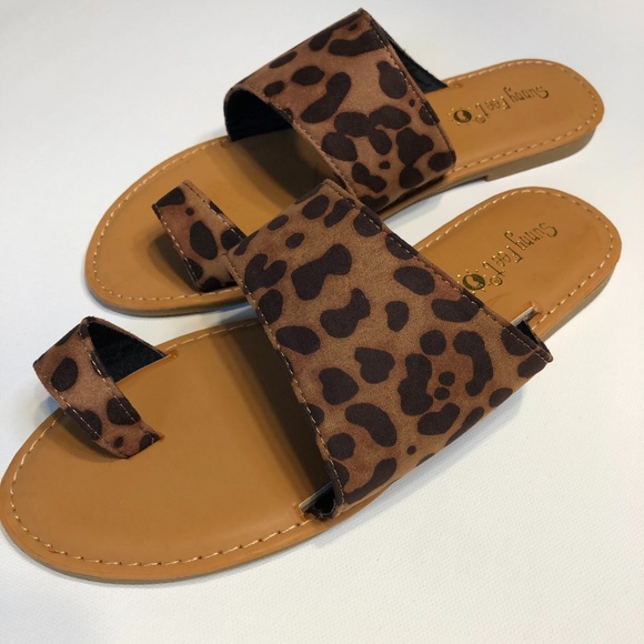 Leopard Sandals - Picture 2 of 2